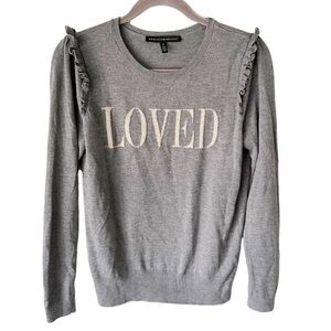 White House Black Market Sweater Women's Medium LOVED Valentine's Cashmere Blend